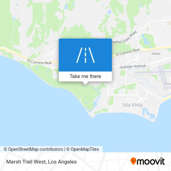 Mapa de Marsh Trail West