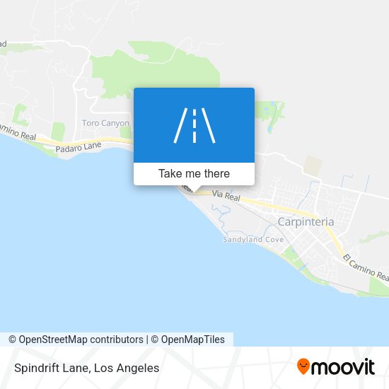 Mapa de Spindrift Lane