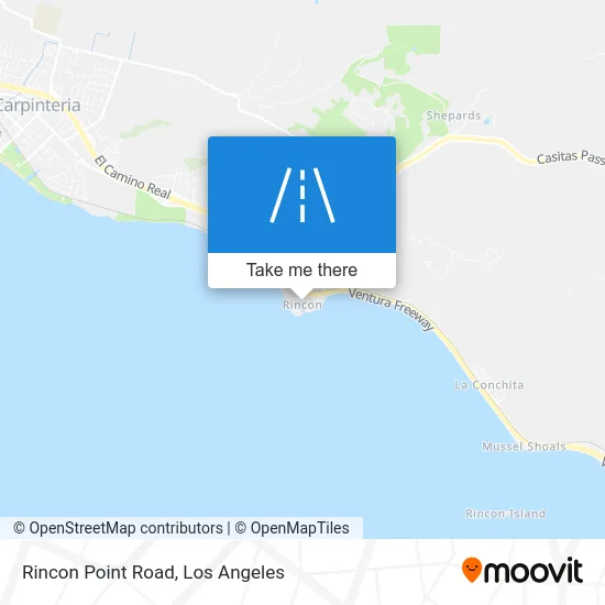 Rincon Point Road map