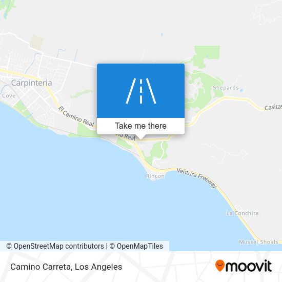 Mapa de Camino Carreta