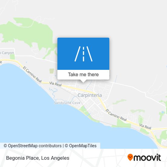 Mapa de Begonia Place