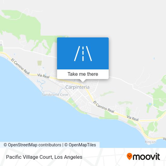 Pacific Village Court map