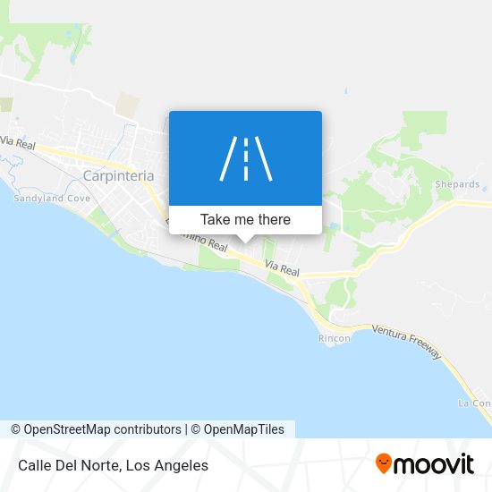Calle Del Norte map