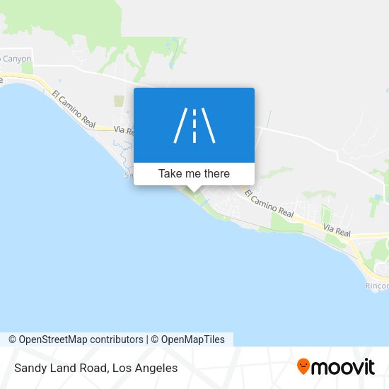 Sandy Land Road map