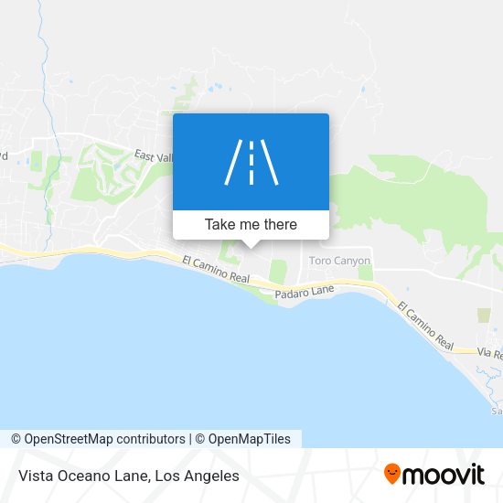 Mapa de Vista Oceano Lane