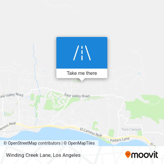 Mapa de Winding Creek Lane