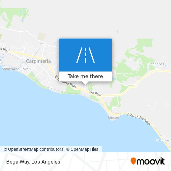 How to get to Bega Way in Carpinteria by Bus or Train