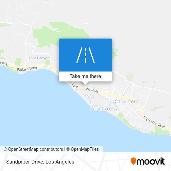 Sandpiper Drive map