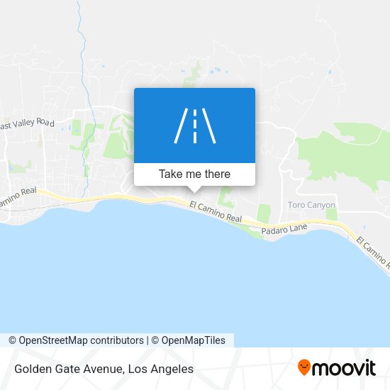 Golden Gate Avenue map