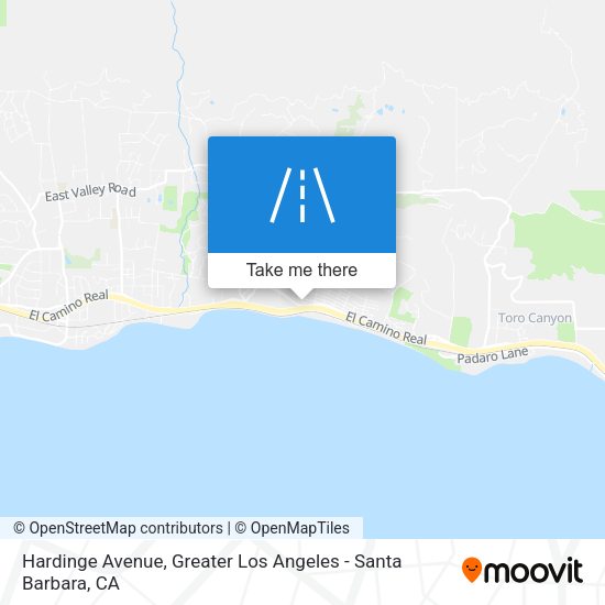 Hardinge Avenue map