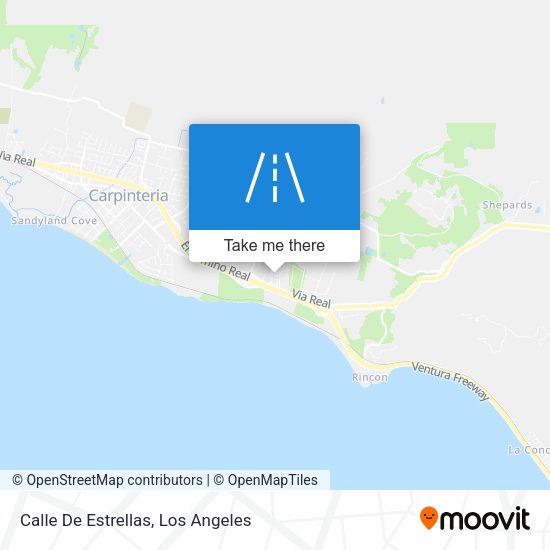Mapa de Calle De Estrellas