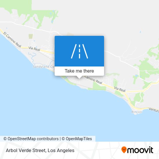 Mapa de Arbol Verde Street