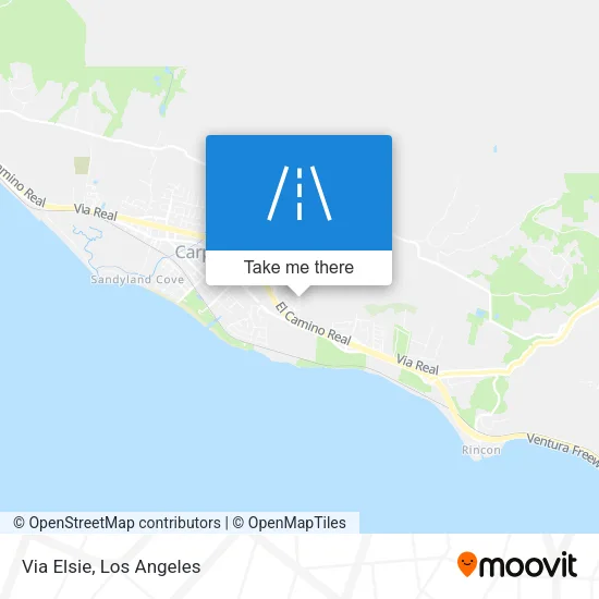 Mapa de Via Elsie