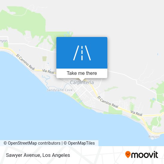 Mapa de Sawyer Avenue