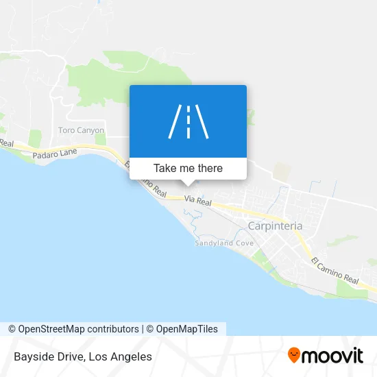 Bayside Drive map