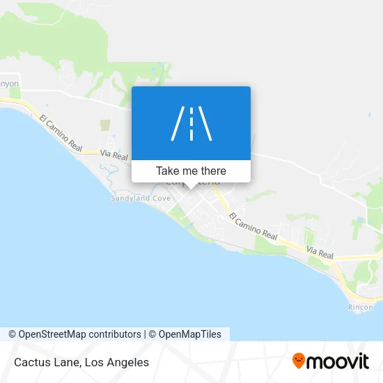 Cactus Lane map