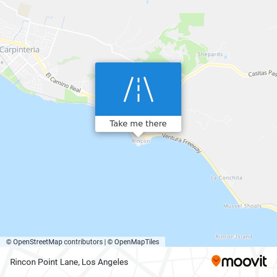 Mapa de Rincon Point Lane