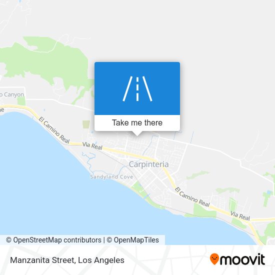 Manzanita Street map