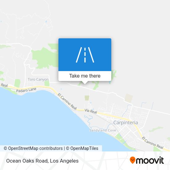 Ocean Oaks Road map