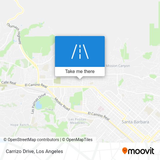Mapa de Carrizo Drive