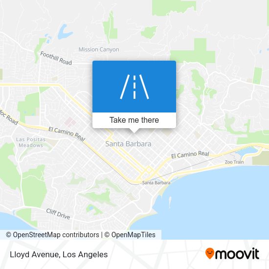 Mapa de Lloyd Avenue