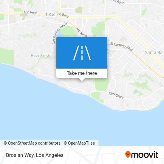 Brosian Way map
