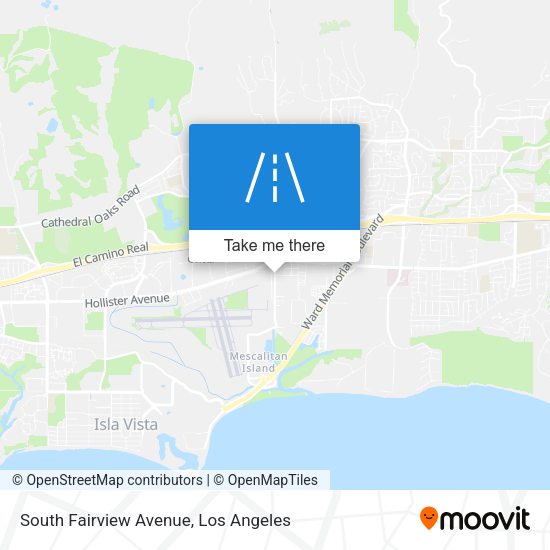 South Fairview Avenue map