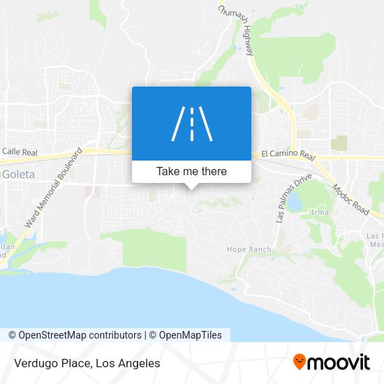 Mapa de Verdugo Place
