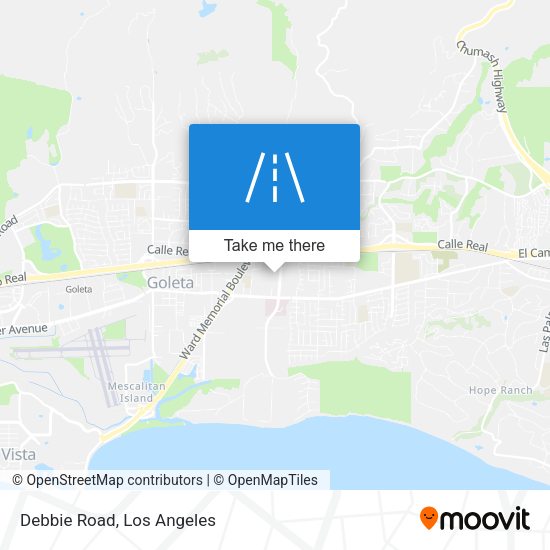 Mapa de Debbie Road