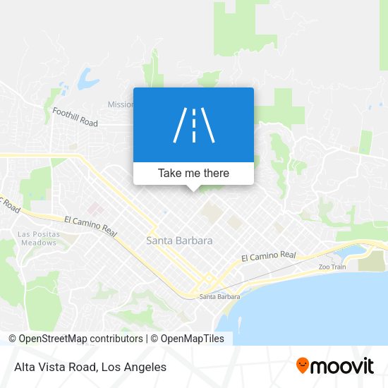 Alta Vista Road map