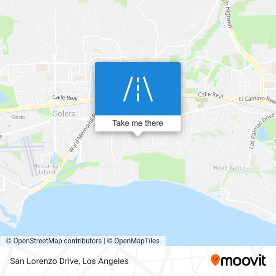 San Lorenzo Drive map