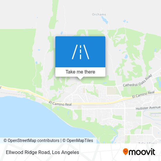 Mapa de Ellwood Ridge Road