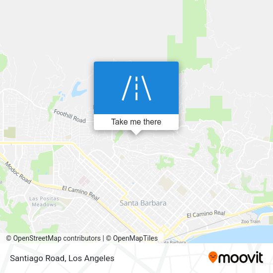 Mapa de Santiago Road