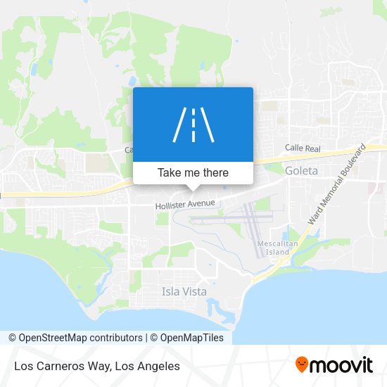 Mapa de Los Carneros Way