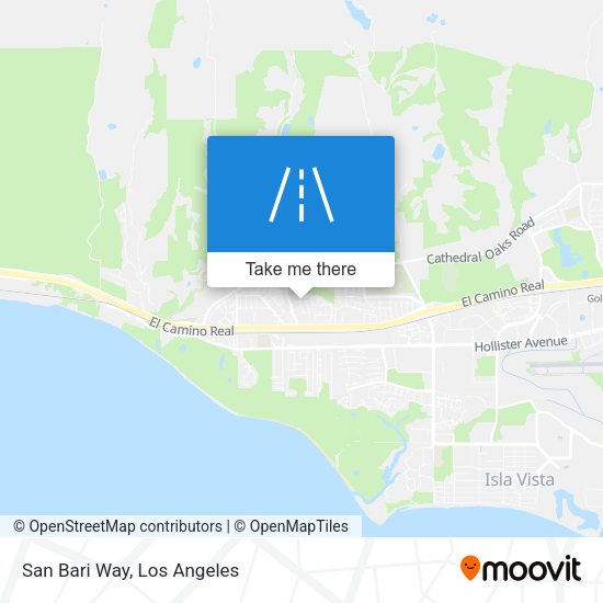 San Bari Way map