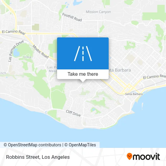 Mapa de Robbins Street