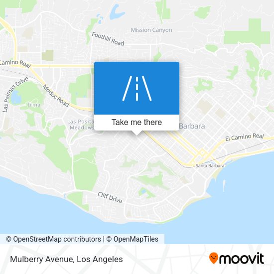 Mulberry Avenue map
