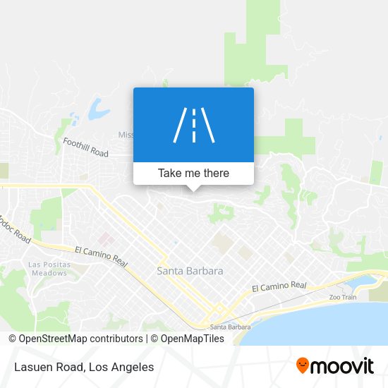 Mapa de Lasuen Road