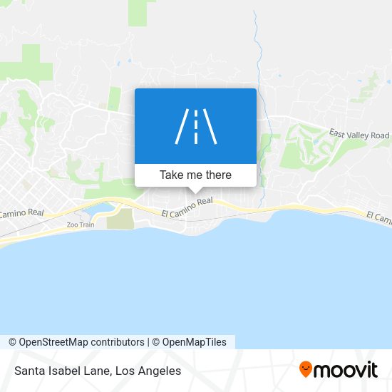 Santa Isabel Lane map