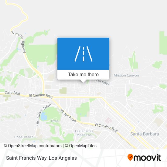 Mapa de Saint Francis Way