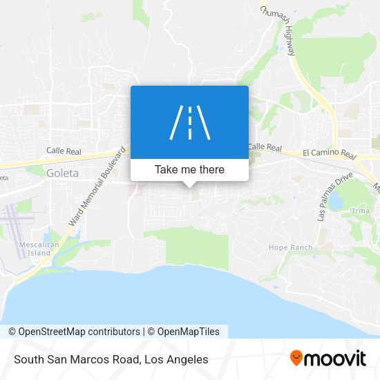 Mapa de South San Marcos Road