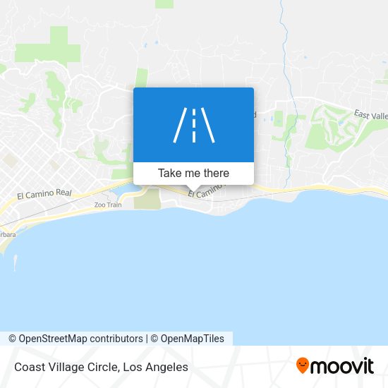 Coast Village Circle map