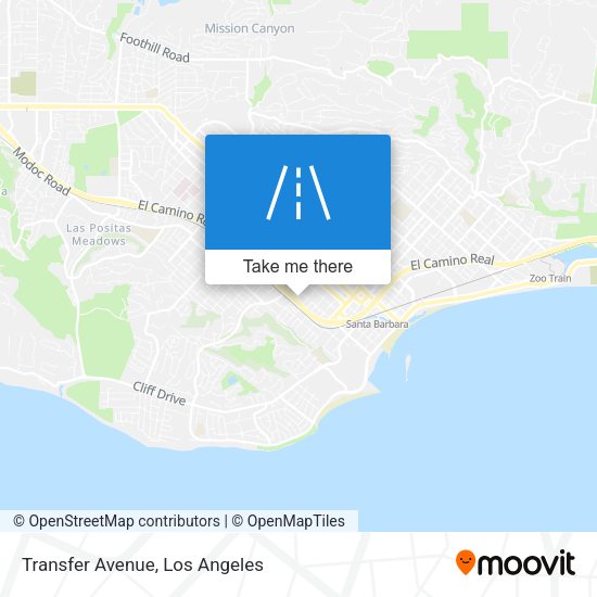 Transfer Avenue map