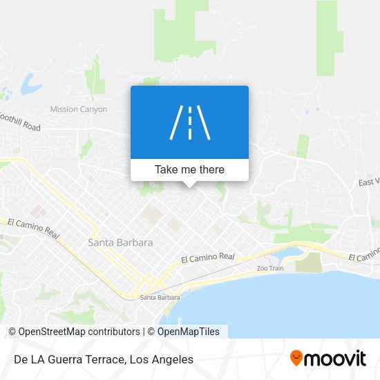 De LA Guerra Terrace map