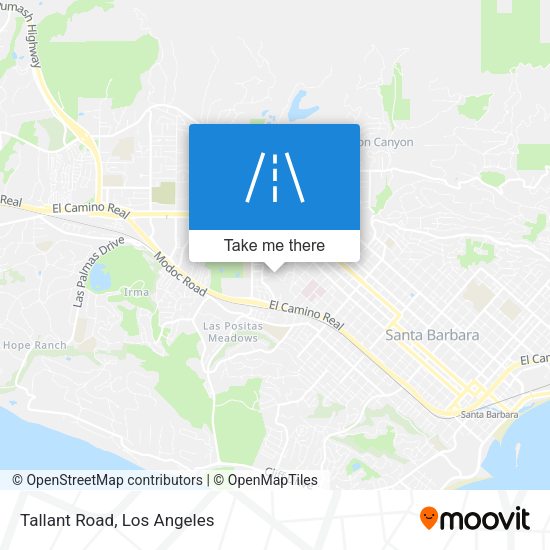 Mapa de Tallant Road