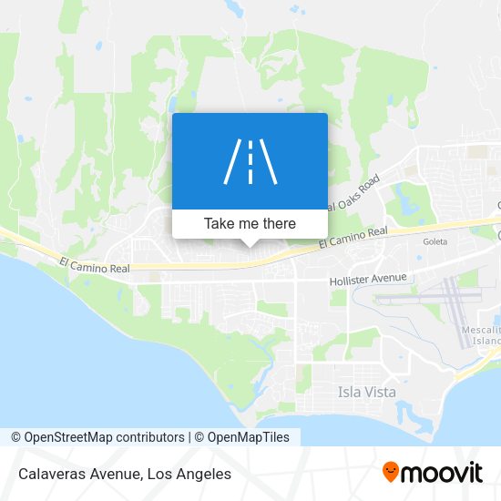 Calaveras Avenue map