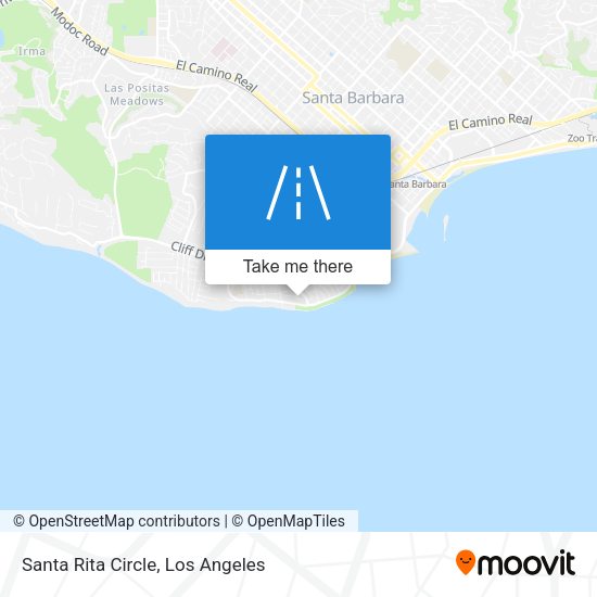 Santa Rita Circle map