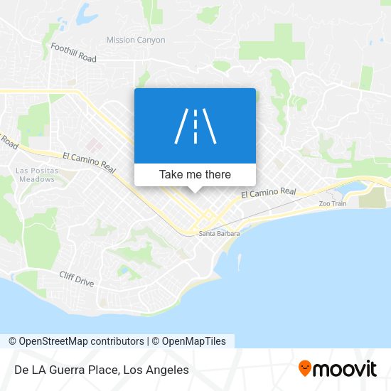 Mapa de De LA Guerra Place