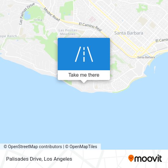 Palisades Drive map