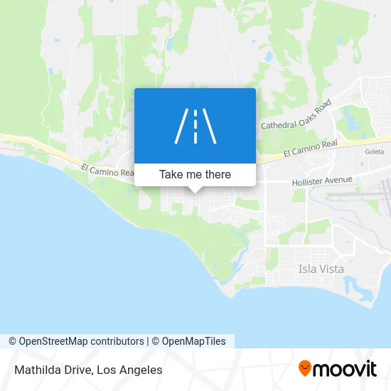 Mathilda Drive map